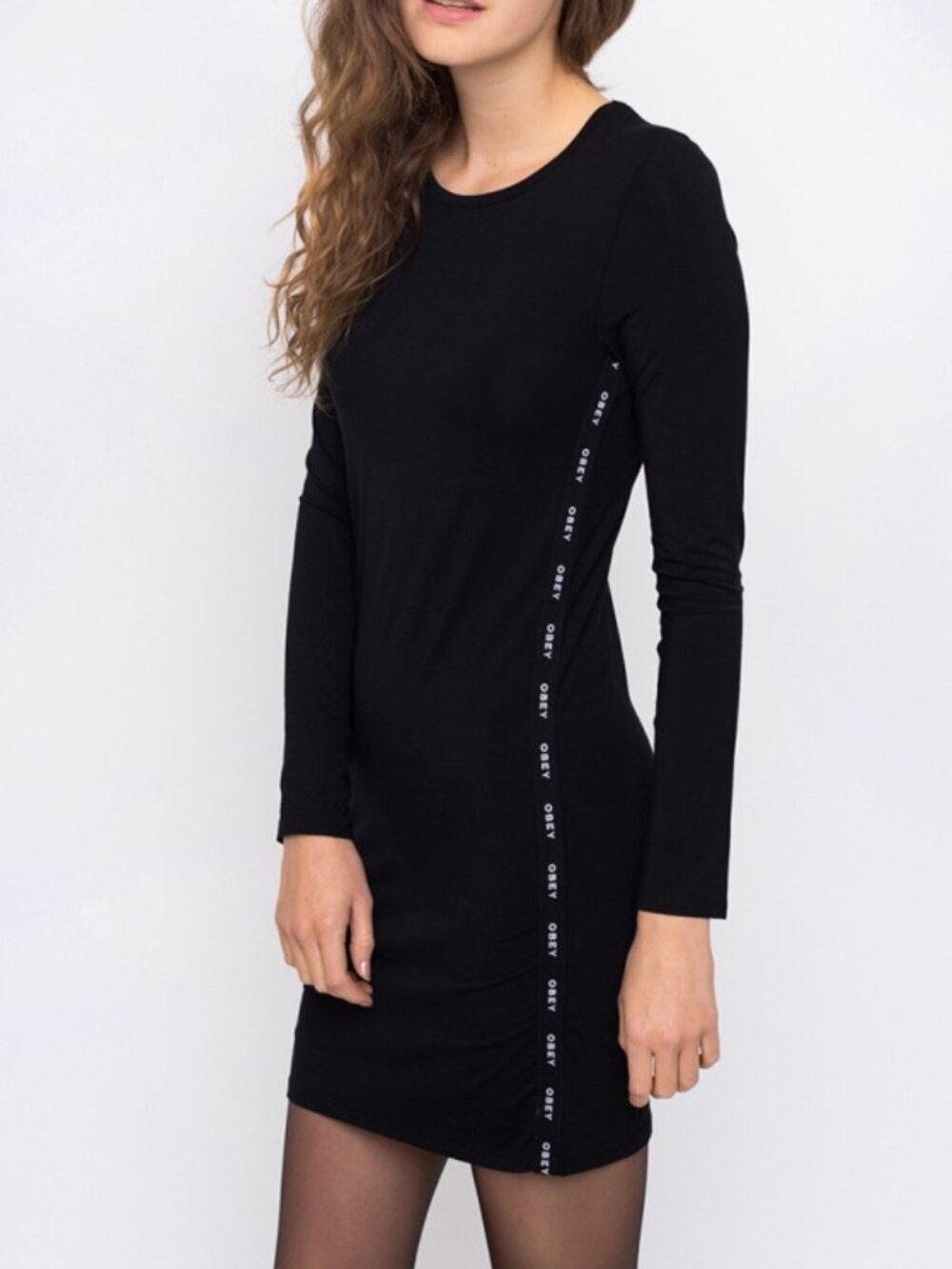 OBEY Black Bodycon Dress | Size XS